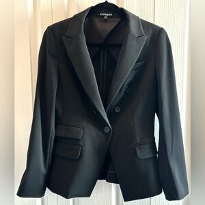 Express Women’s Black Double Breasted Blazer